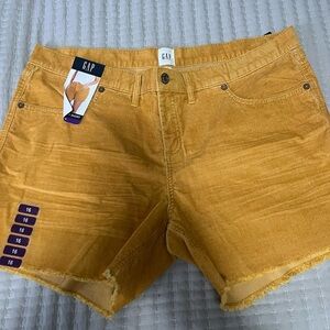 GAP Golden Yellow Denim Shorts